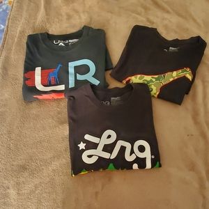 3 Lrg tees